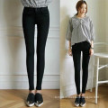 ankle-length pants Simple waist Slim jeans female stretch pants feet Slim trousers/pantaloni byxor